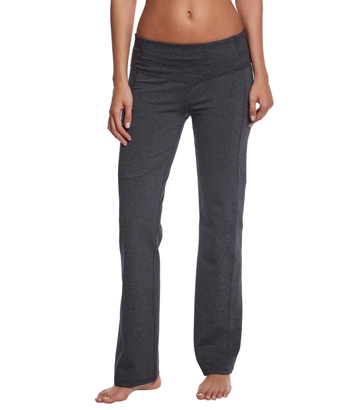 prAna Britta Regular Inseam Yoga Pants Charcoal Heather / XL