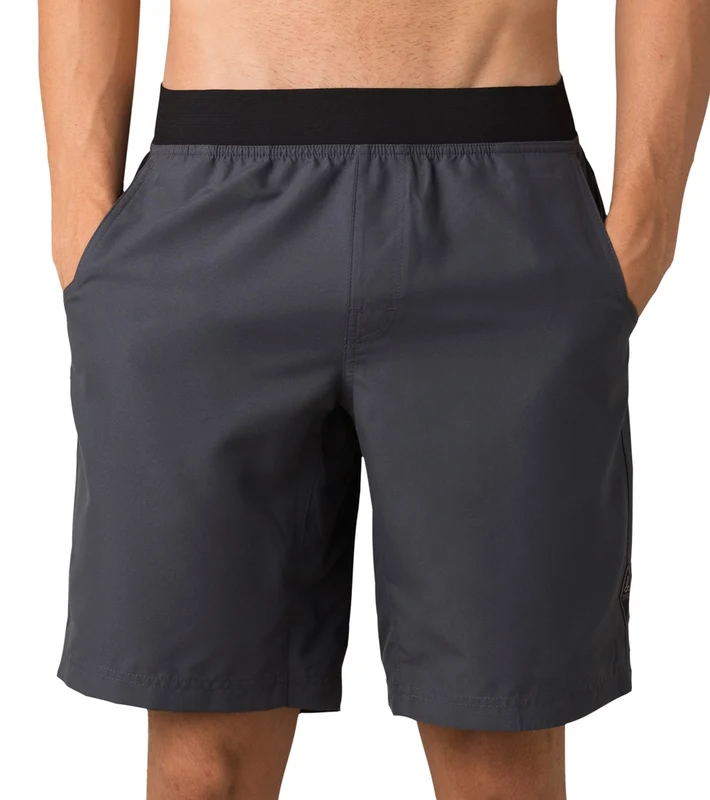 prAna Men's Mojo Yoga Shorts Coal / S