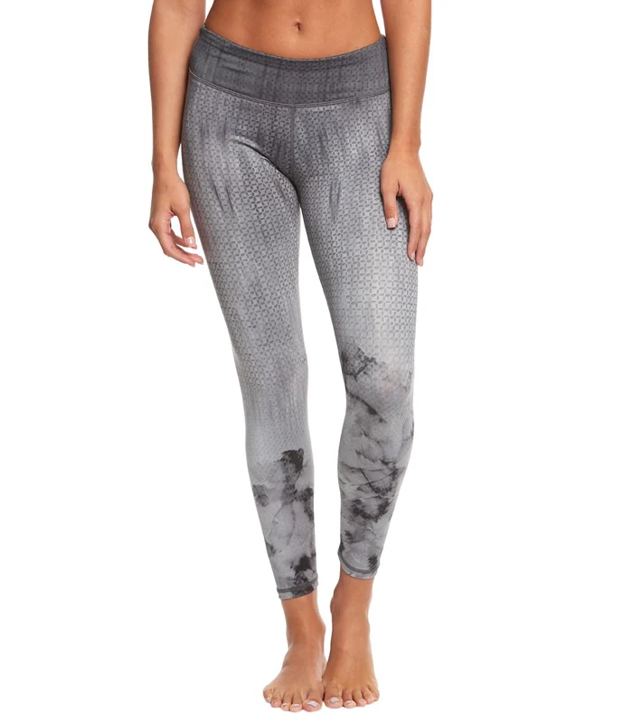 prAna Roxanne Yoga Leggings Black Bloom / S
