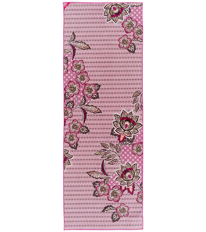 prAna Maha Yoga Towel Cosmo Pink Fleur