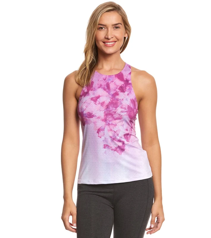 prAna Boost Printed Yoga Tank Top Grapevine Flora / M