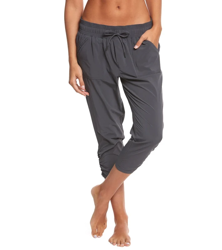 prAna Midtown Cropped Joggers Coal / L