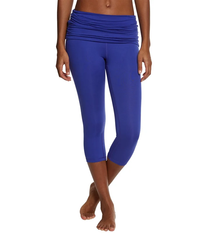 prAna Cassidy Yoga Capris Cobalt / XL
