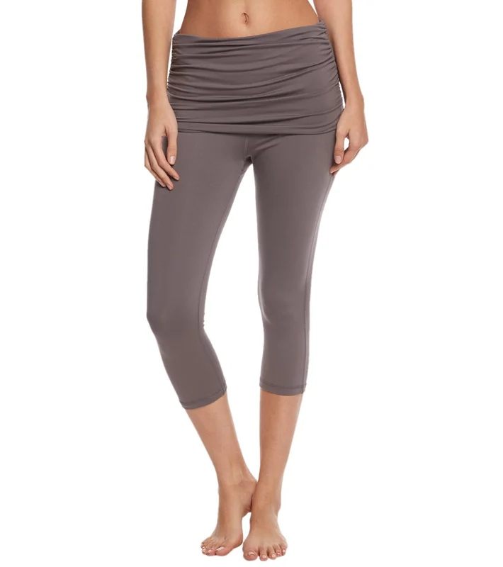 prAna Cassidy Yoga Capris Moonrock / XS