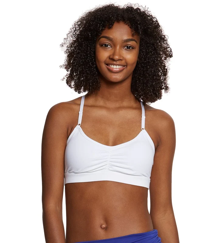 prAna Elixir Yoga Sports Bra White / M