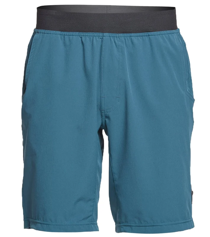 prAna Men's Super Mojo Yoga Shorts Deep Balsam / L