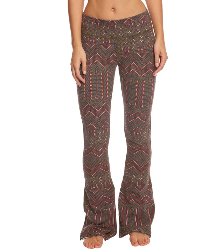 prAna Juniper Flare Yoga Pants Green Kali / L