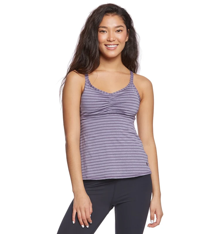 prAna Filament Yoga Tank Top Purple Mountain / XL