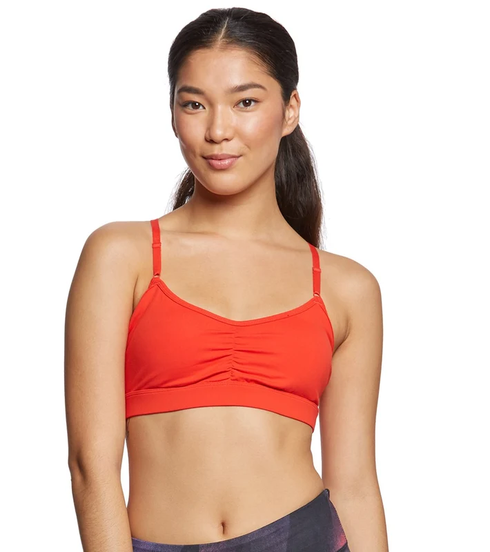prAna Elixir Yoga Sports Bra Firey Red / XL
