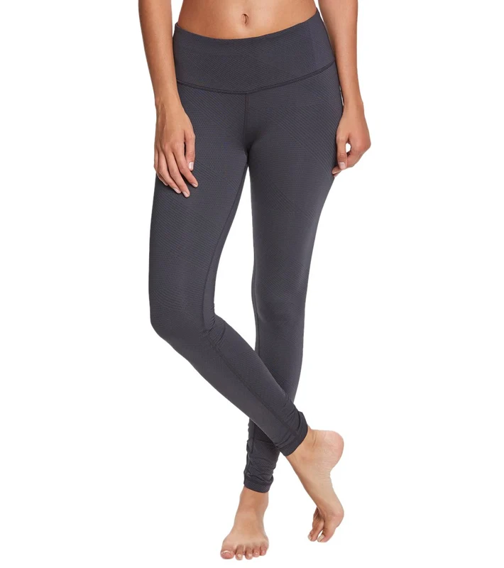 prAna Misty Yoga Leggings Black Geo / M