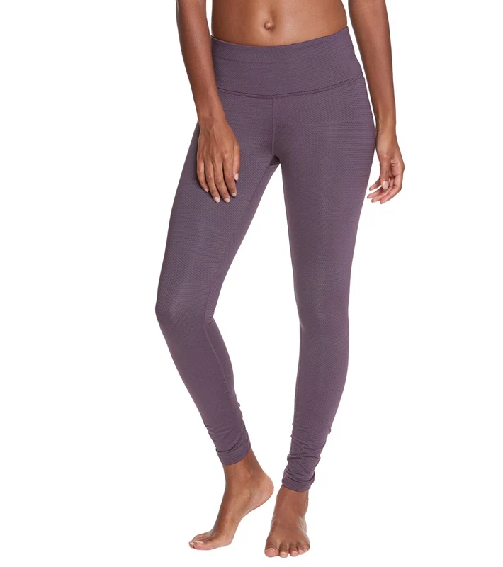 prAna Misty Yoga Leggings Dark Plum Geo / XL