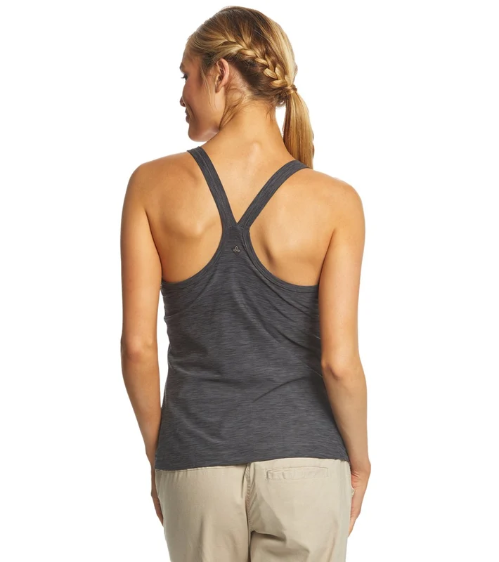 prAna Alois Yoga Support Tank Top Charcoal / XL