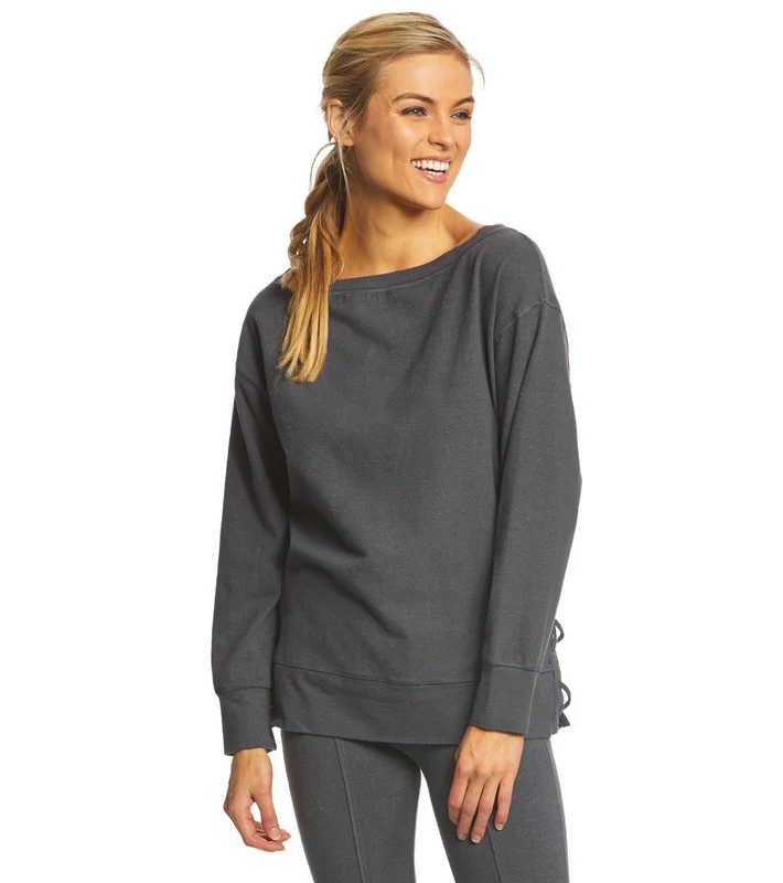 prAna Ostara Yoga Pullover Coal / S