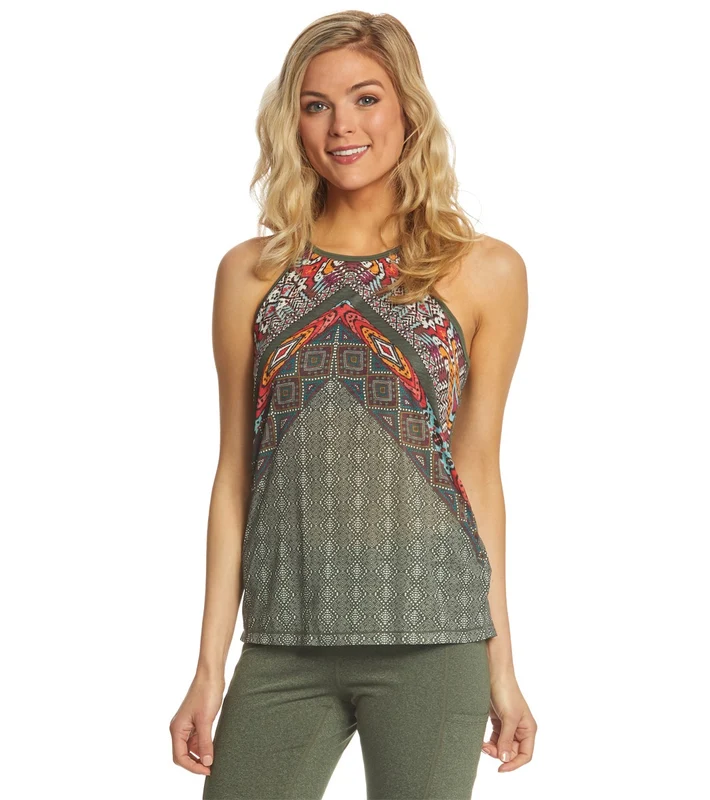 prAna Path Yoga Support Tank Top Cargo Marrakesh / S