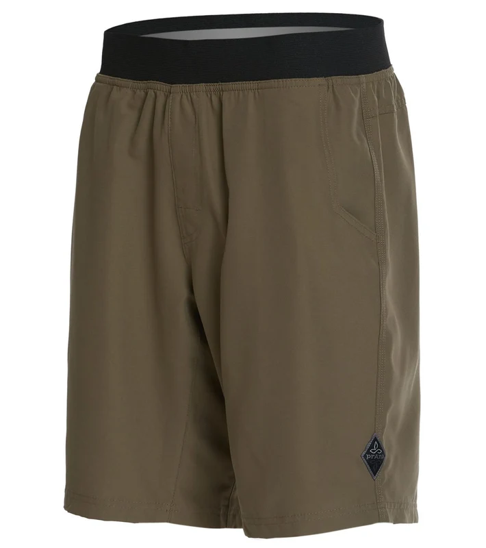 prAna Men's Mojo Yoga Shorts Mud / XL