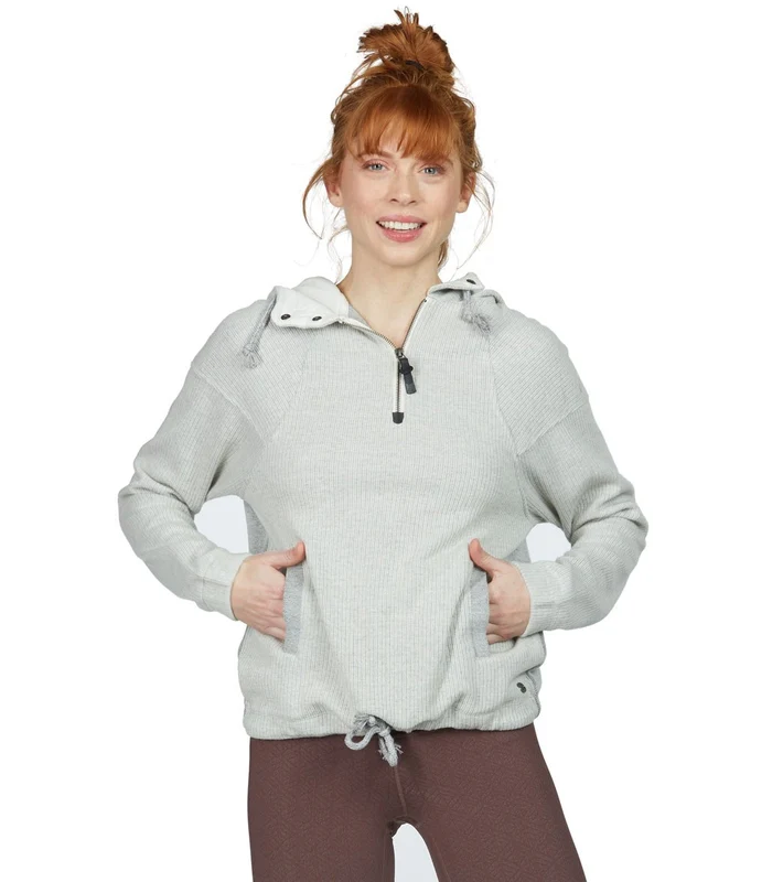prAna Hartlie Pullover Bone Heather / M