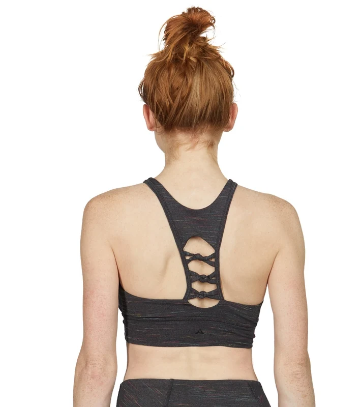 prAna Itzel Yoga Sports Bra Black Cherry / M