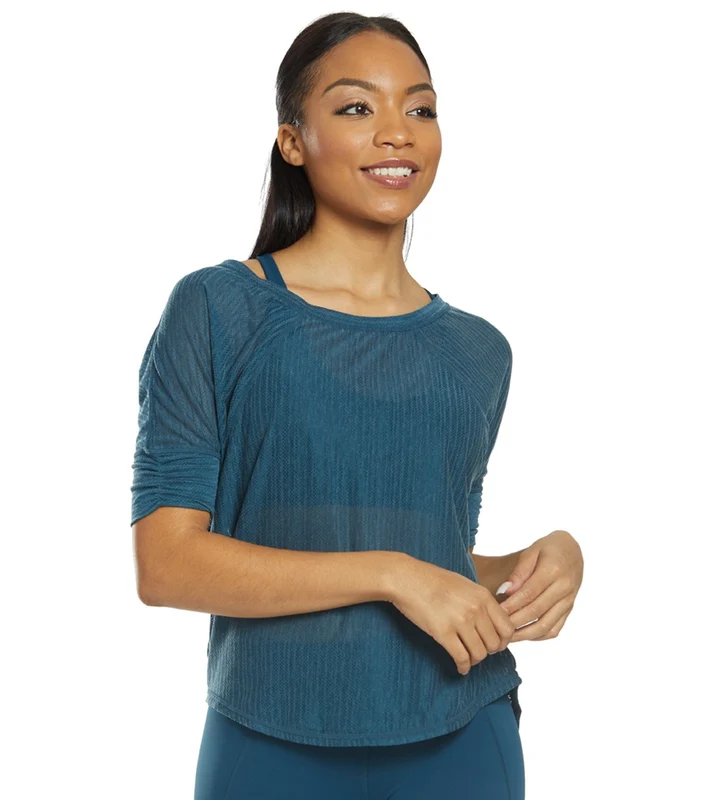 prAna Helani Top Petrol Blue / XS