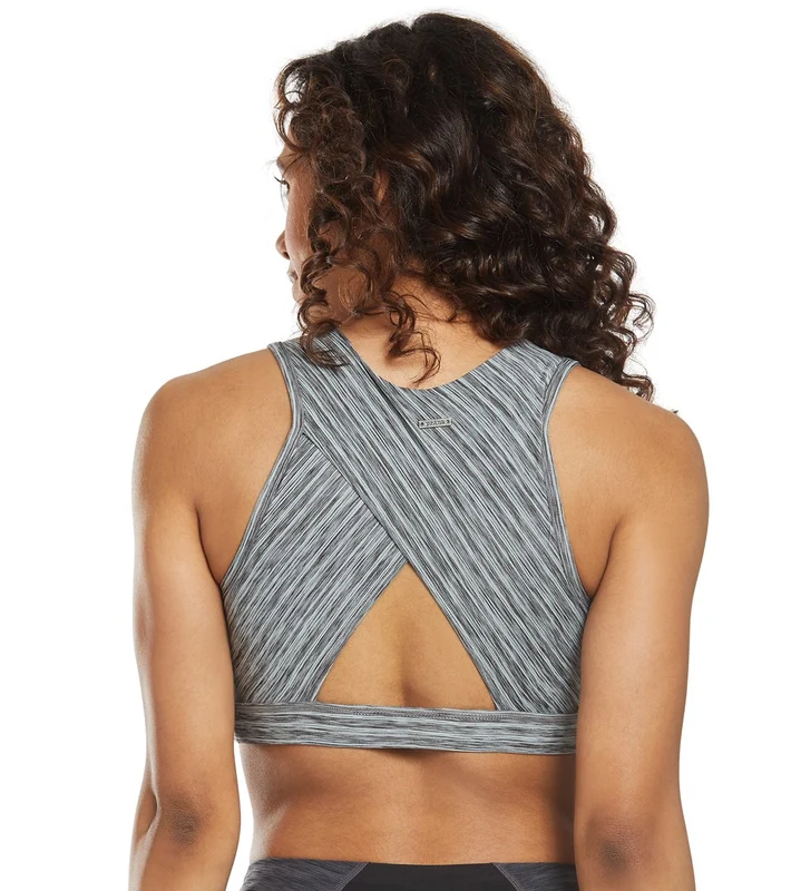 prAna Lupita Crop Bra Top Agave Heather / XS