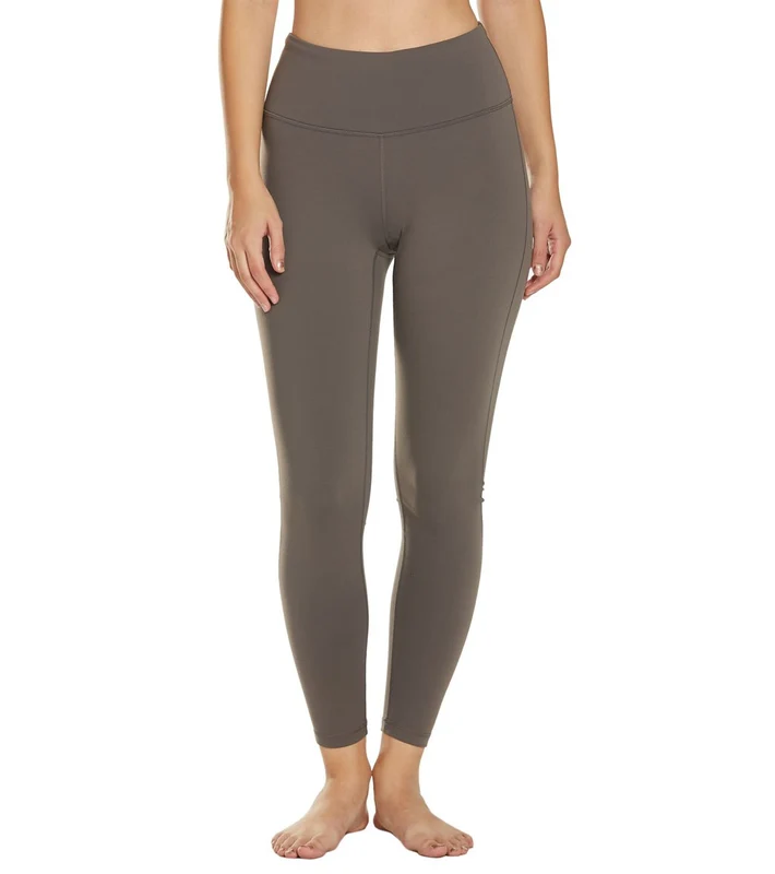 prAna Transform High Waisted 7/8 Yoga Leggings Granite / XL
