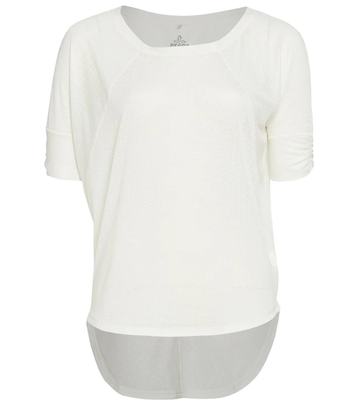 prAna Helani Yoga Top Soft White / M