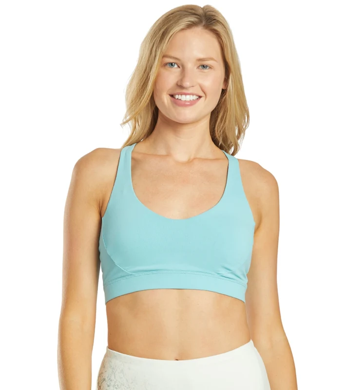 prAna Yoga Sports Bra Light Azurite / S
