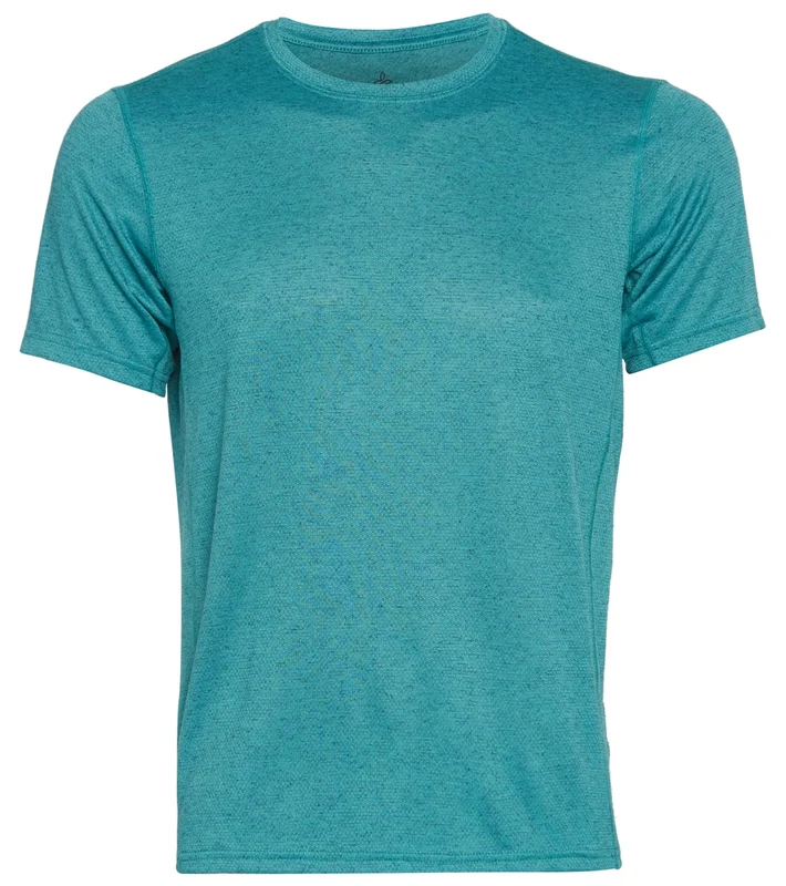 prAna Men's Prevailor Short Sleeve Shirt Retro Teal / L