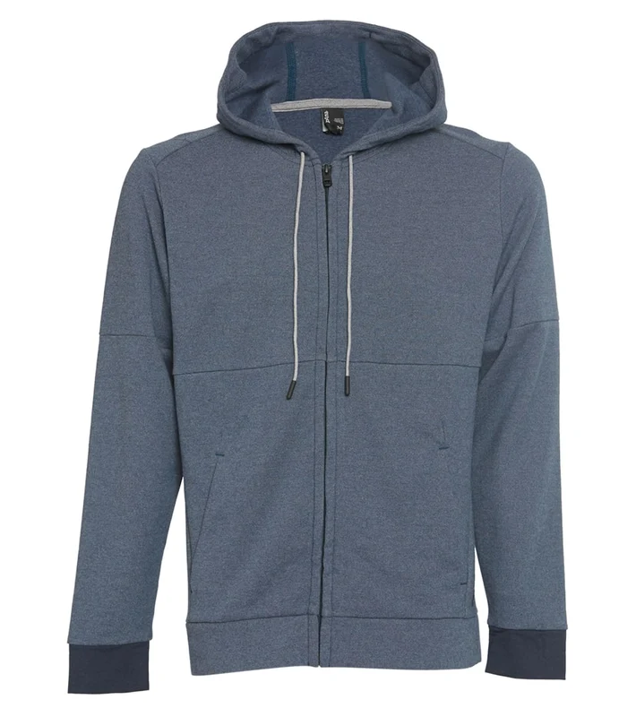 prAna Men's Theon Full Zip Hoodie Atlantic / XXXL