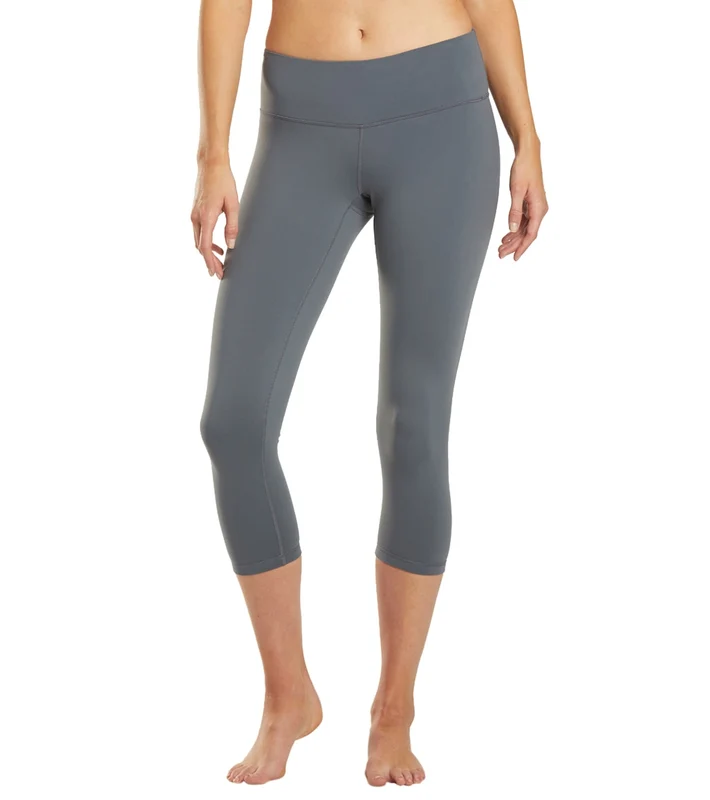 prAna Pillar Yoga Capris Chalkboard / L