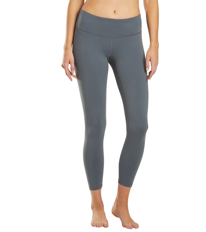 prAna Pillar 7/8 Yoga Leggings Chalkboard / L