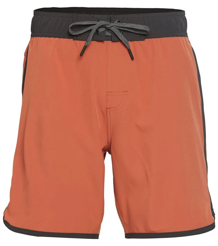 prAna Men's Ground Speed 7.5" Inseam Yoga Shorts Liqueur / L