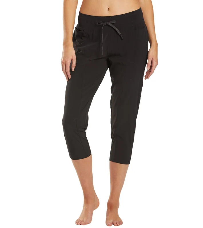 prAna Leonora Yoga Capris Black / M