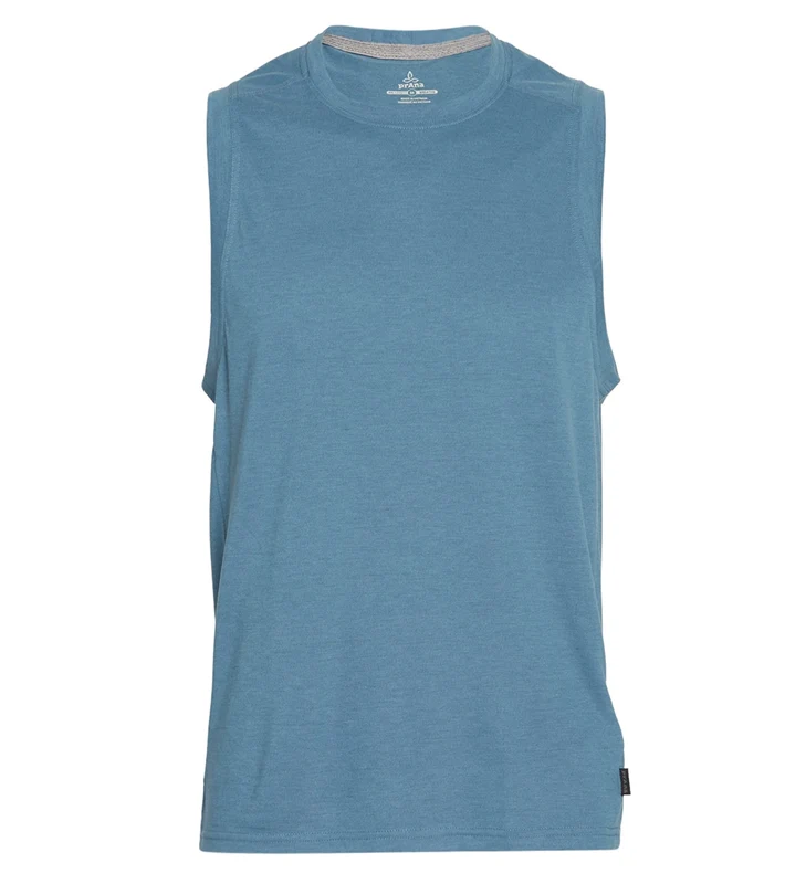 prAna Men's Prospect Heights Yoga Tank Admiral Blue / XL