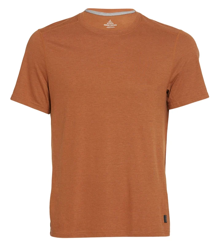 prAna Men's Prospect Heights Crew Neck T-Shirt Cedar / M
