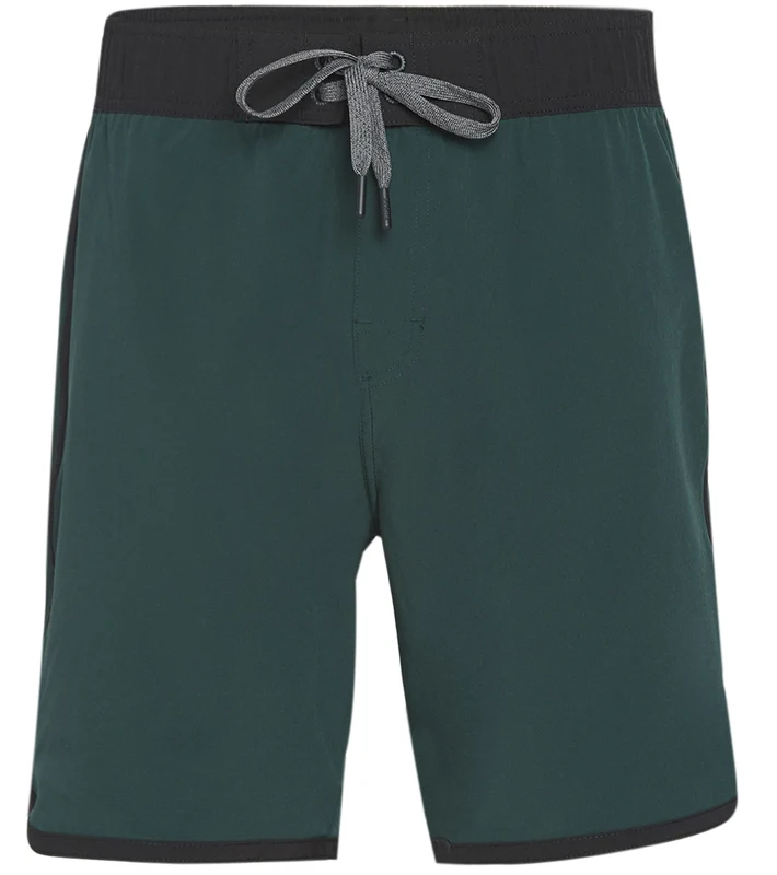 prAna Men's Ground Speed 7.5" Inseam Yoga Shorts Batik / M