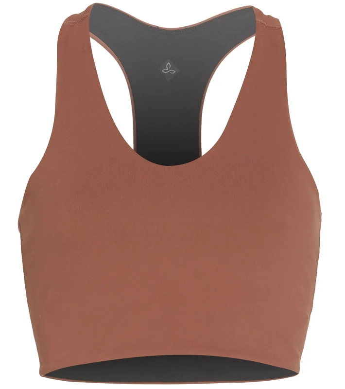 prAna Momento Yoga Crop Top Flannel / L
