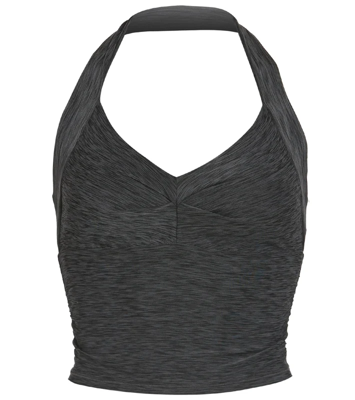prAna Zandra Yoga Bralette Onyx Heather / XS