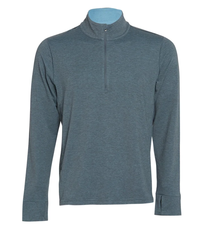 prAna Men's Altitude Tracker 1/4 Zip Jacket Admiral Blue / L