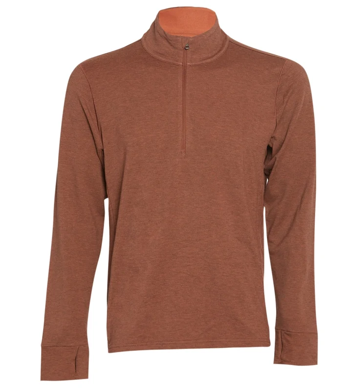prAna Men's Altitude Tracker 1/4 Zip Jacket Sundried / XL