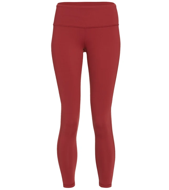 prAna Transform High Waisted 7/8 Yoga Leggings Spiced Wine / L