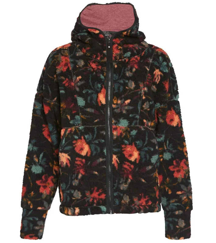 prAna Polar Escape Jacket Black Fleur / XS