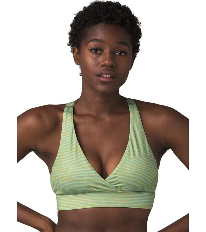 prAna Locano Yoga Sports Bra Beach Glass / M