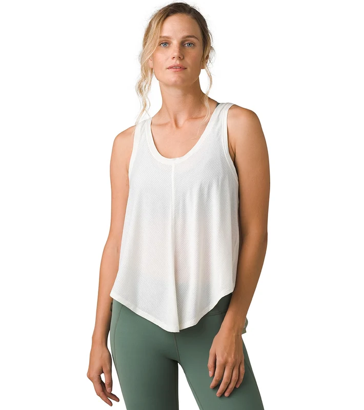 prAna Eldora Yoga Tank Soft White / L