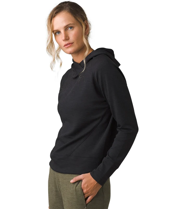 prAna Sunrise After Yoga Hoodie Solid Black / XL