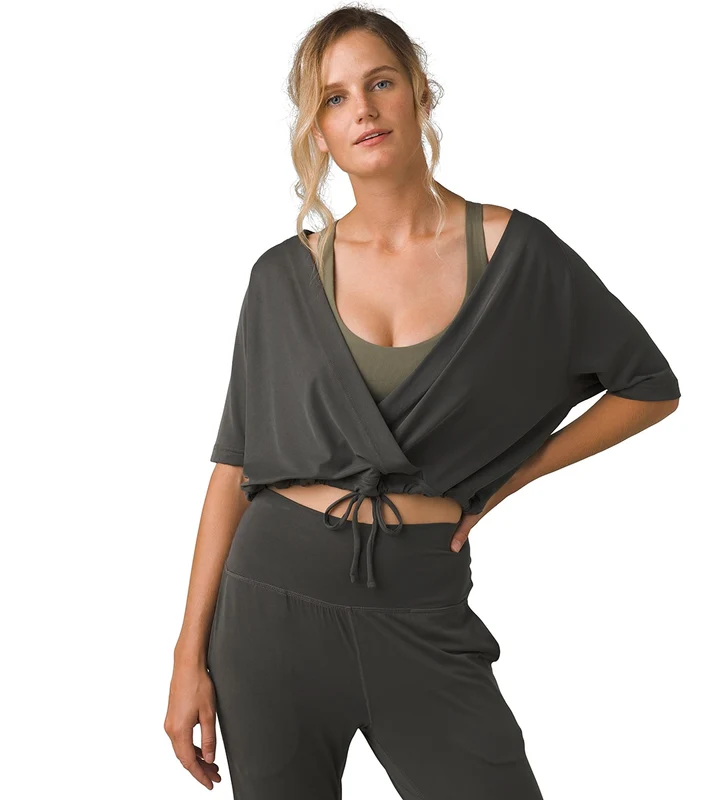 prAna Narkanda Top Washed Black / S