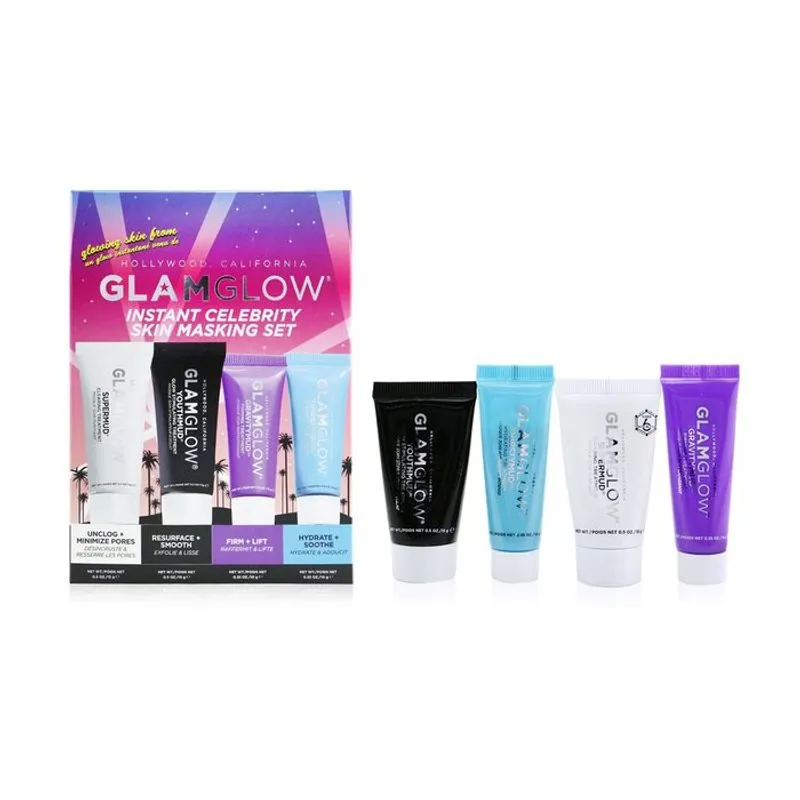 Conjunto De Máscaras Glamglow Supermud Clearing 15g, Youthmud 15g, Thris