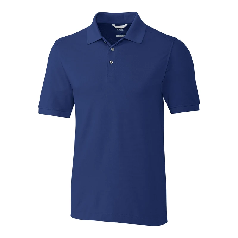 Cutter & Buck Tall Advantage Tri-Blend Pique Polo Tour Blue / XLT