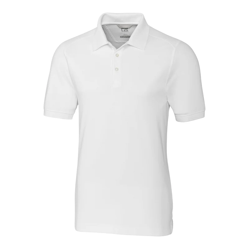 Cutter & Buck Tall Advantage Tri-Blend Pique Polo White / 3XLT