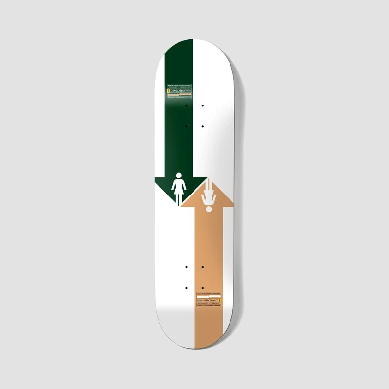 Girl Dual-Directional Rick McCrank W49 Skateboard Deck - 8.5" 8.50 Inches
