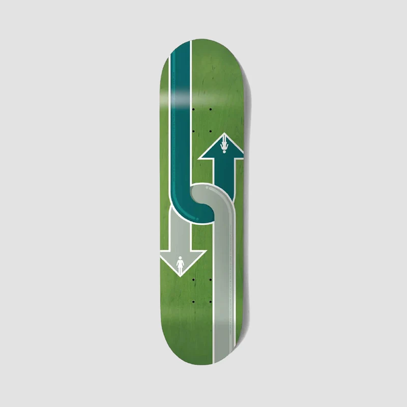 Girl Dual Directional Griffin Gass W50 Twin Tip Skateboard Deck - 8.25" 8.25 Inches